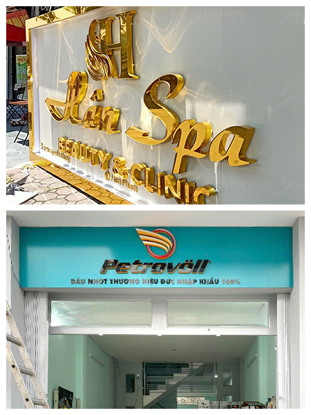 Bảng hiệu chữ nổi